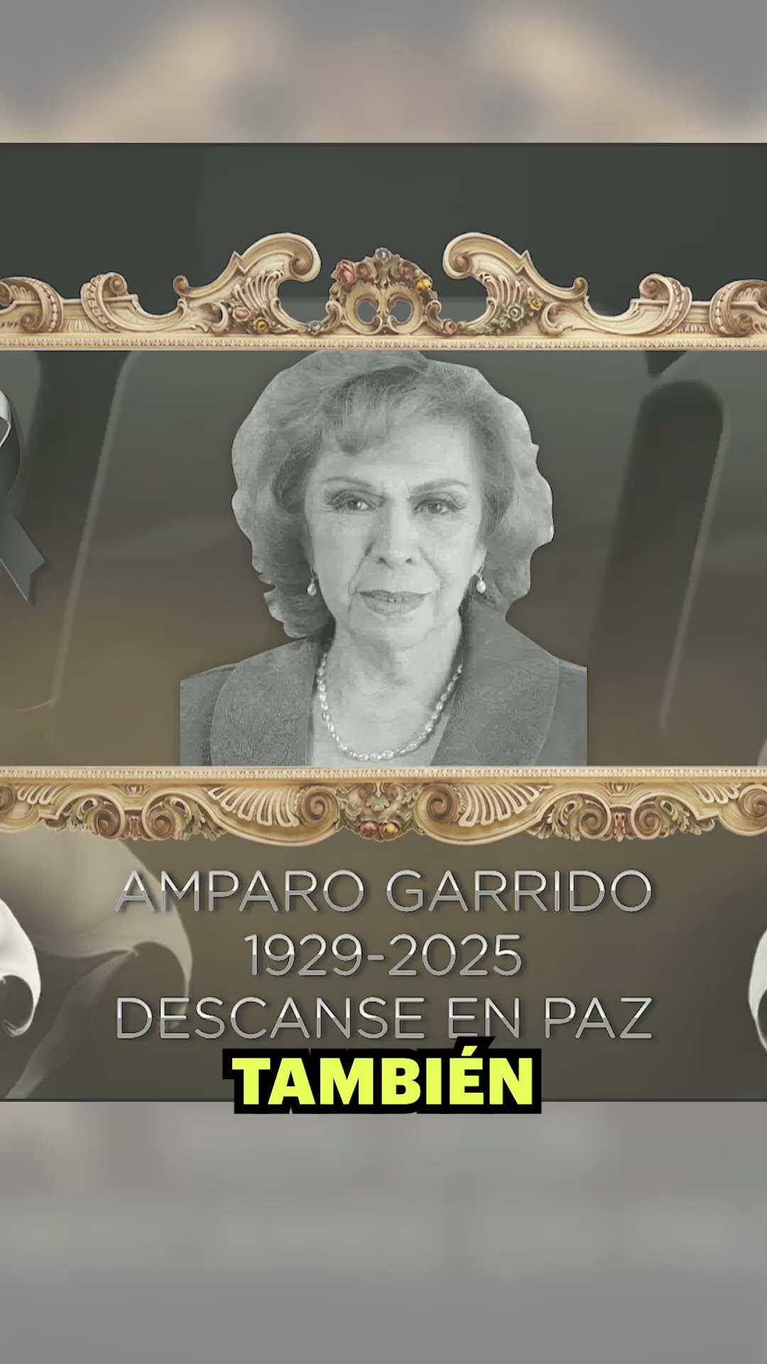 Fallece Amparo Garrido, actriz de 'Teresa' ?✨ Descanse en paz #LasEstrellas