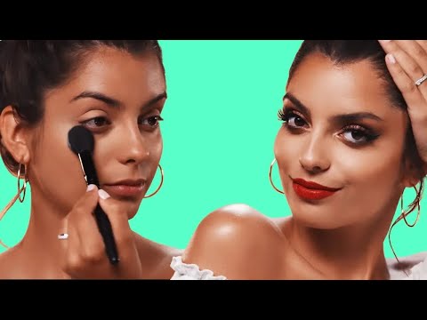 SIMPLE & EASY GLAM MAKEUP TUTORIAL #shorts