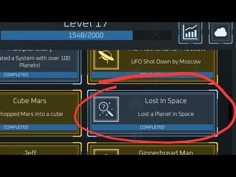 How to get the Lost in Space achievement on Solar Smash 21