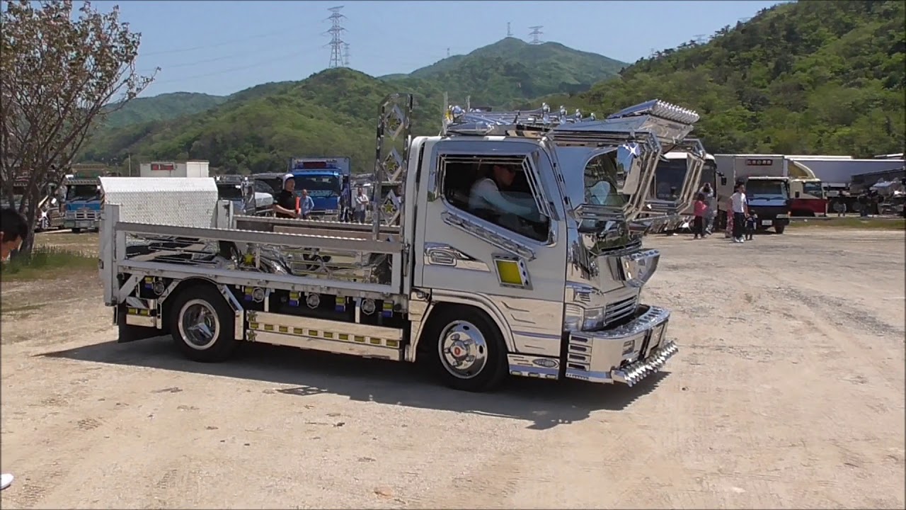 ＊デコトラ マニ割り＊　全国浪花会　2018'チャリティー撮影会⑫