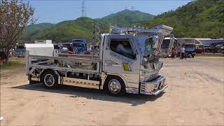 ＊デコトラ マニ割り＊　全国浪花会　2018'チャリティー撮影会⑫