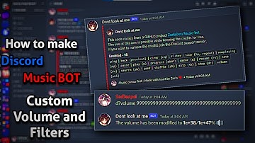 How to make a Discord Music BOT with Filter + Custom Volumes | No Coding Require | Replit