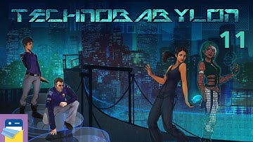 Technobabylon: iOS iPad Gameplay Walkthrough Part 11 (by Wadjet Eye Games)