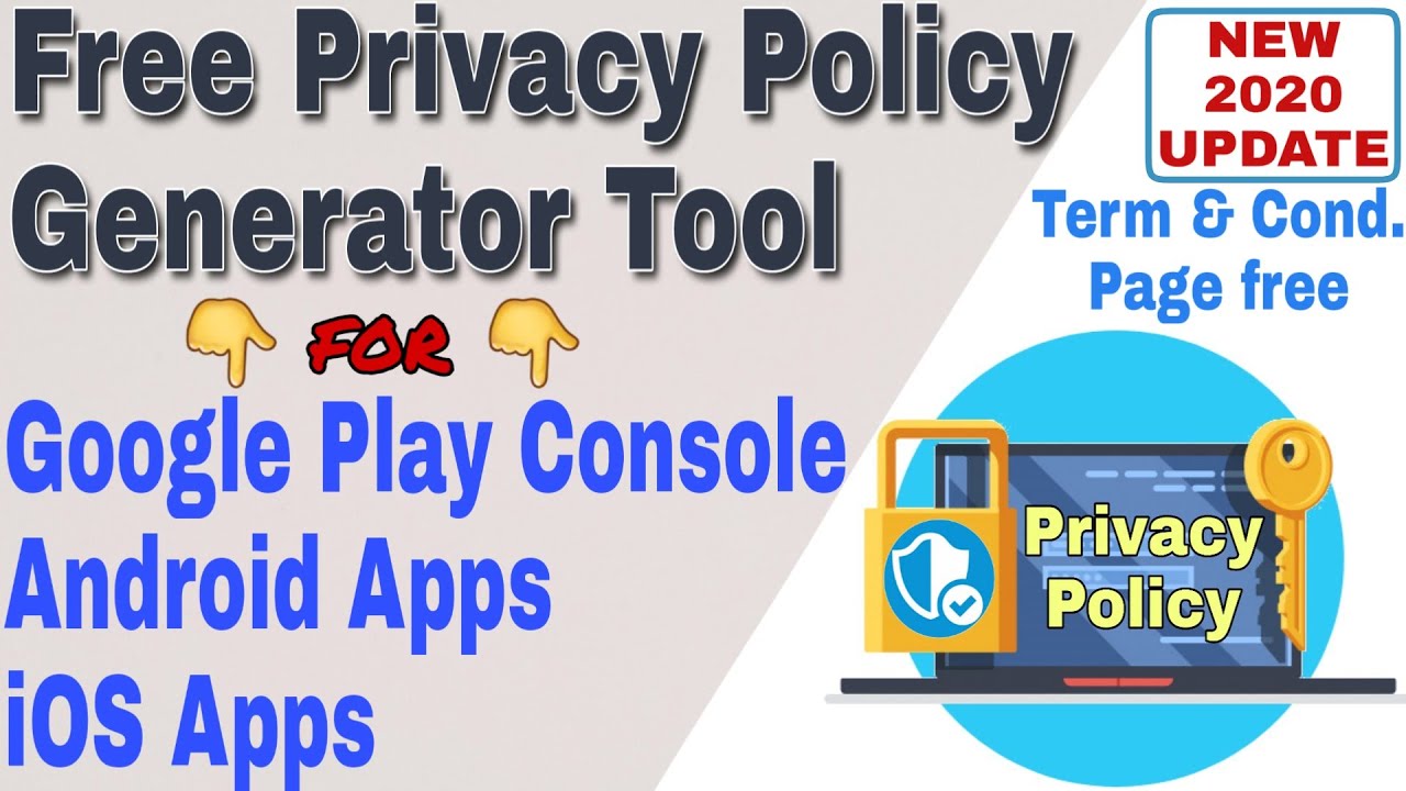 Free Privacy Policy Generator - Free Privacy Policy