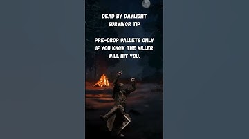 Dead By Daylight Survivor Tip - Pre-drop pallets only if you know the killer will hit you. #dbdedit