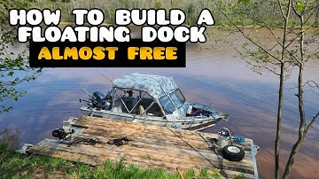 Building a Floating Dock | living on the river