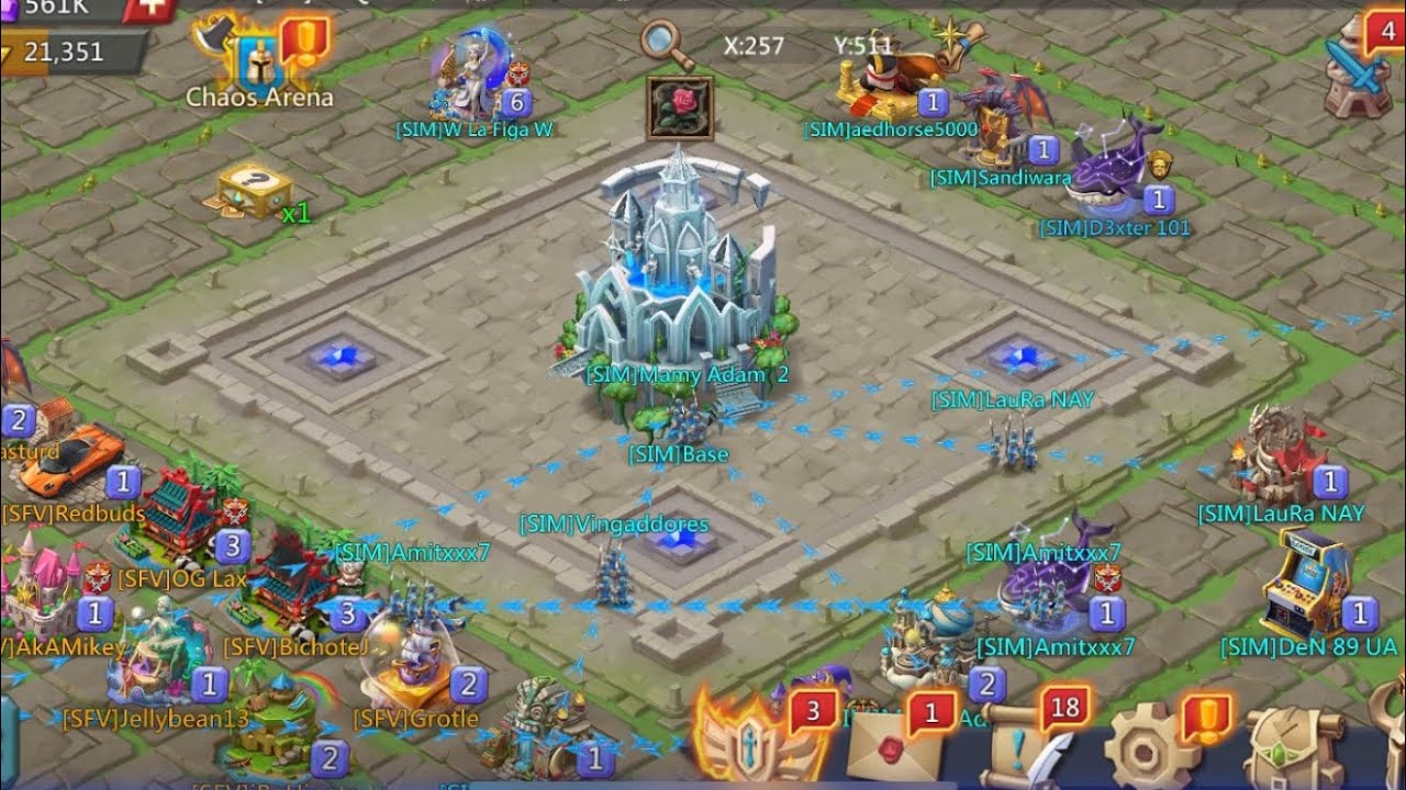 Lords mobile - war of wonder last minute base fight! - YouTube