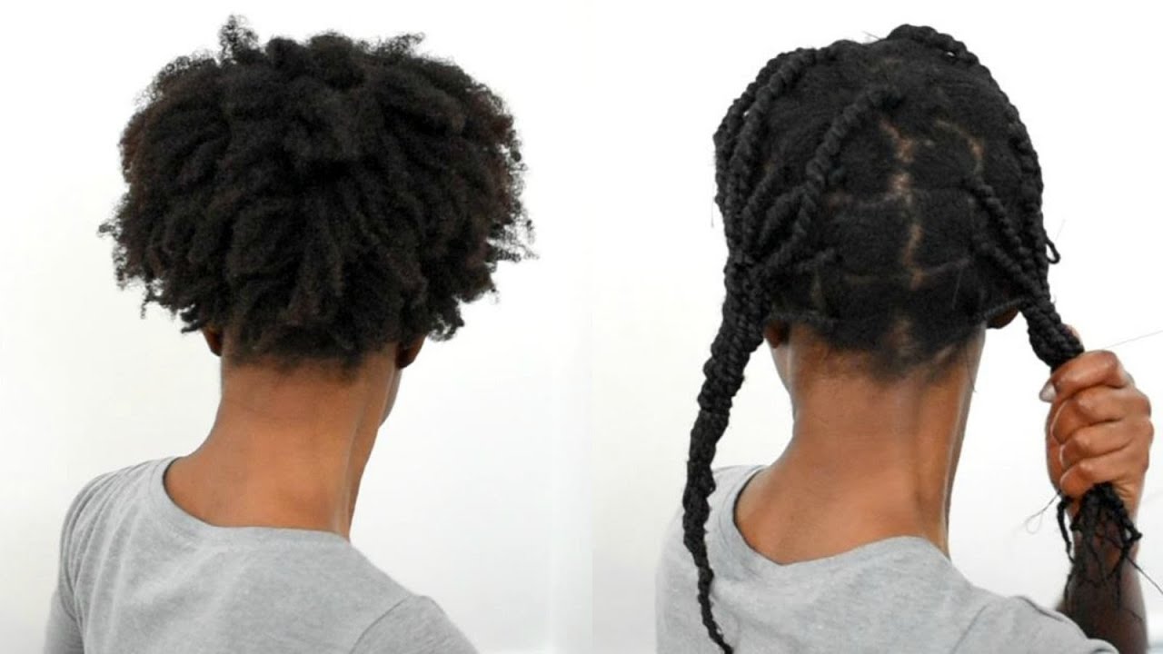 How I Stretch And Trim My 'Fro Using AFRICAN HAIR THREADING | Natural Hair Shrinkage