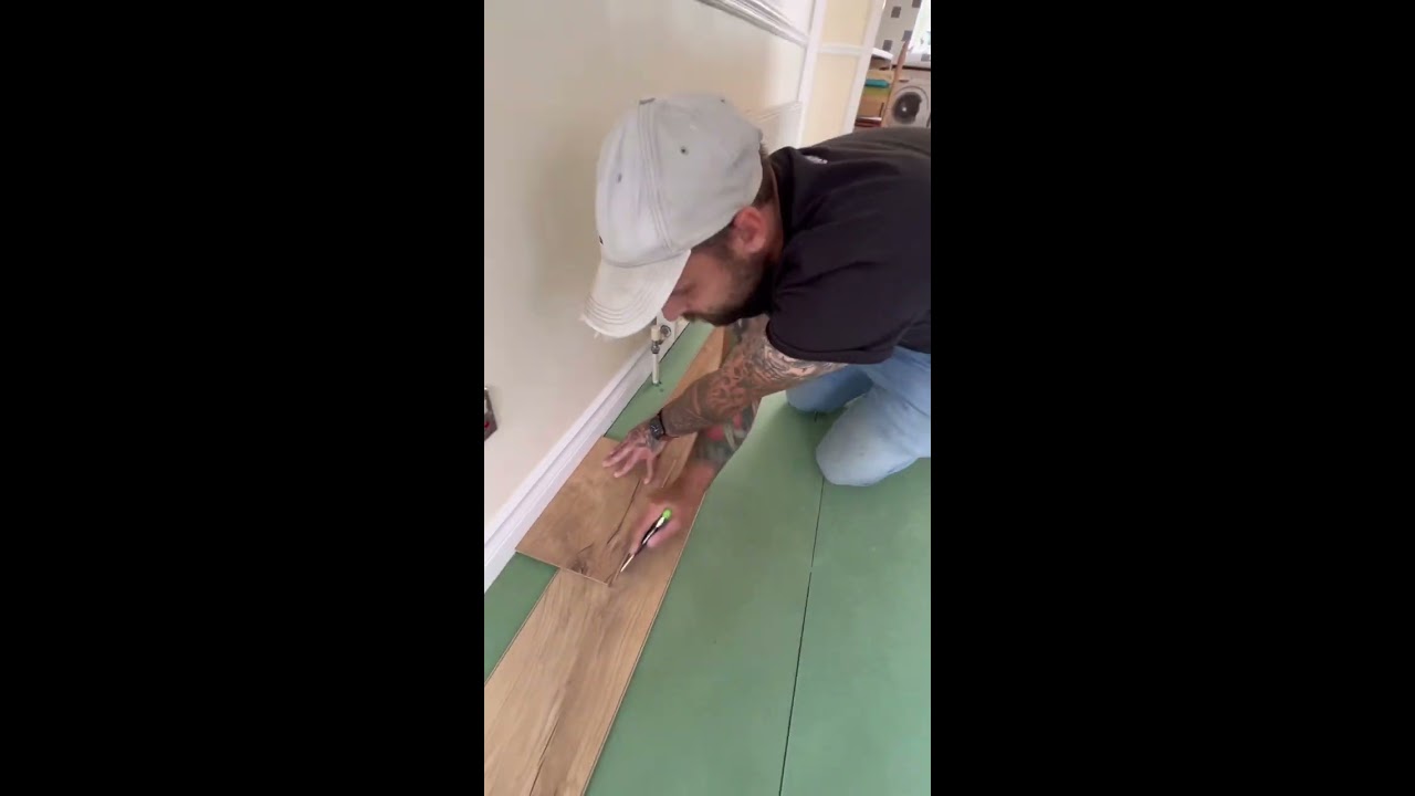 HOW TO LINK LAMINATE FLOORING IN 2 AREAS Shorts Diy Howto Homeimprovement