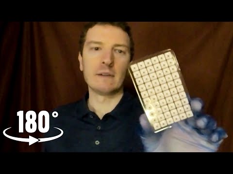 Applying Ear Acupressure Seeds | VR180 ASMR