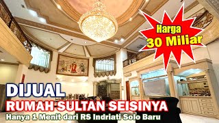 FOR SALE Sultan's house and all its contents, only 1 minute from Indriati Solo Baru Hospital #hou...