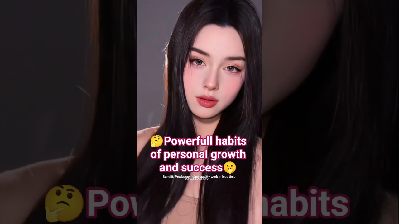 🤔Powerfull habits of personal growth and success🤫