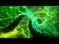 4k uscreensaver 2 hours long  flow of energy  focus spiralling green lemon  with calming music