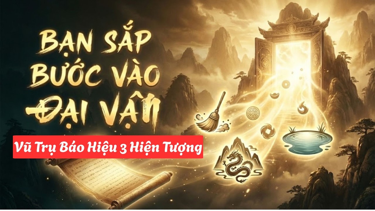 GIẤY BÁO VŨ TRỤ, THỜI TỚI CẢN KHÔNG KỊP NẾU CÓ 3 ĐIỀU NÀY! CỔ NHÂN KHAI LỘ