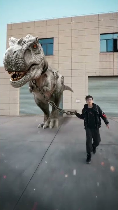 Robot dinosaurus Douyin tiktok 😮😮😮