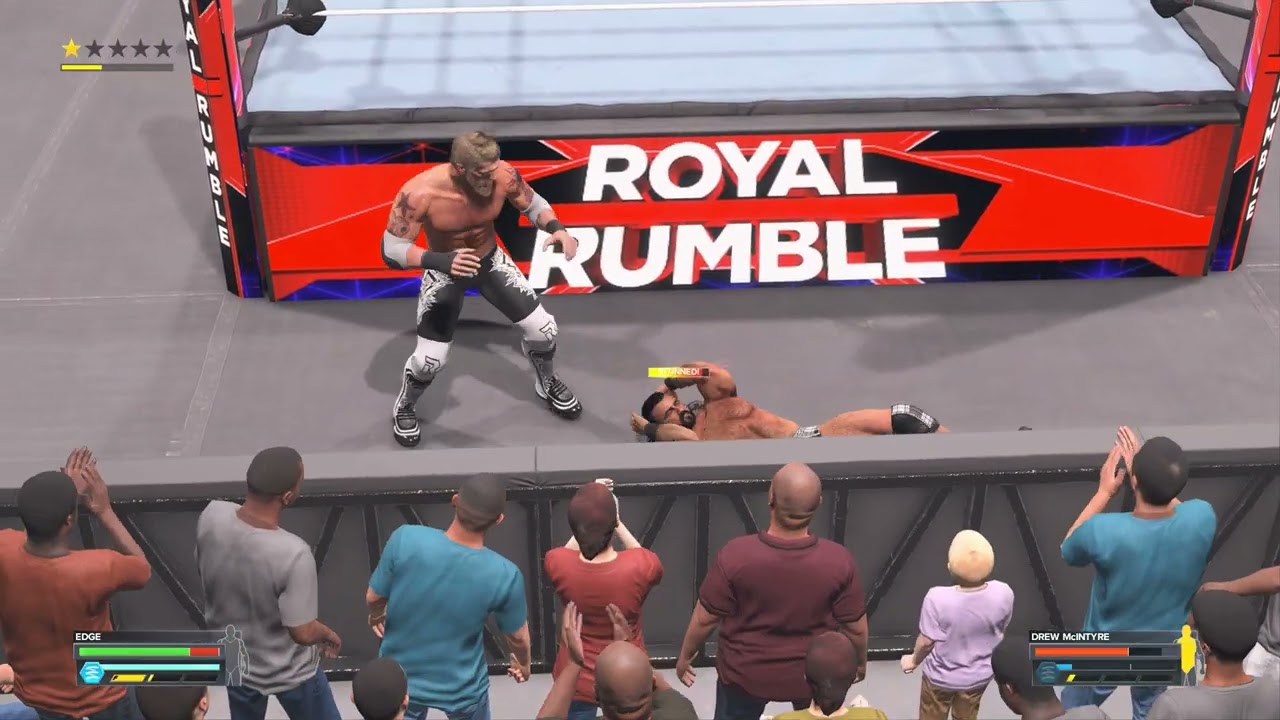 WWE 2K23 - Эдж против Дрю Макинтайра [Один на один] Королевская битва, Сент-Луис, Миссури