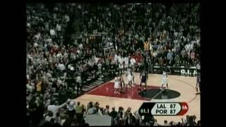 Kobe bryant incredible game tying + game winning shots vs portland