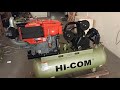 Air Compressor Hicom with Diesel Engine Kubota