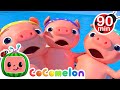 Three little pirate pigs  animals for kids  animal cartoons  funny cartoons  learn about animals