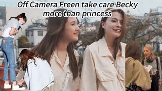 Off Camera Freen take care Becky more than princess #gaptheseries #freenbeck