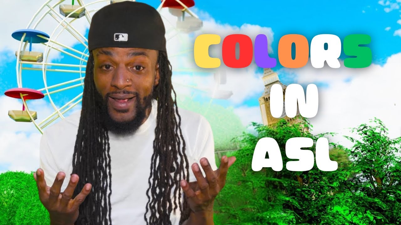 Sign Scheering Ron Learn your Colors in American Sign Language with King Ron - YouTube
