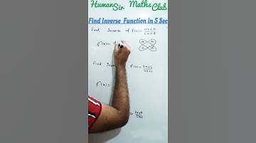 Short Trick to find inverse of function. Important for IIT/NDA/NA/JEE #shorts by Human Sir