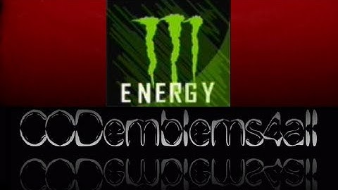 Cool Monster Energy Emblem for Black Ops 2