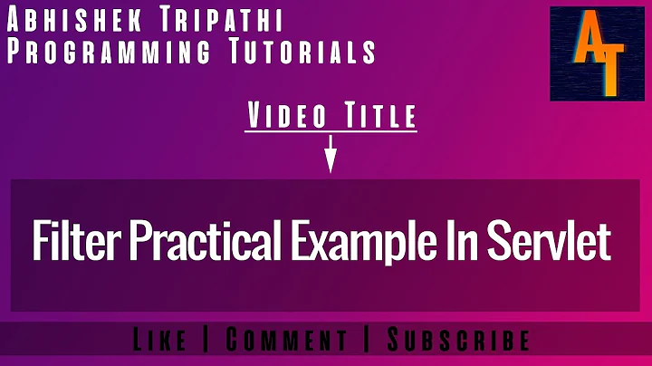 Servlet filter demo # servlet tutorial # Servlet Filter Practical Example In Servlet