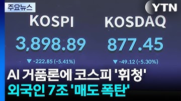 AI 거품론에 코스피 
