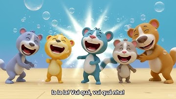 🌳 Rừng Nhảy Múa – Bài Hát Thiếu Nhi Vui Nhộn | Nhạc Thiếu Nhi 3D Dễ Thương 🎵