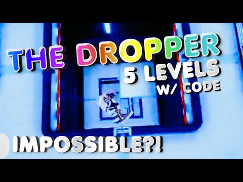 fortnite dropper map - the dropper fortnite creative minigame w code 5 hard levels  the dropper fortnite creative minigame w code 5 hard levels - fortnite dropper map