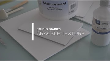 Making a crackle texture // Art by Sabra Awlad Issa