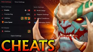 Huskar with cheats is imba! Umbrella Dota 2