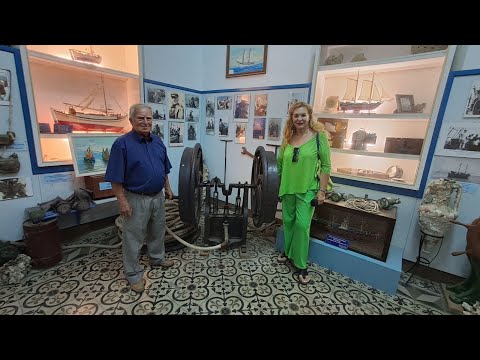 2-7-2025 Ξενάγηση στο Ναυτικό Μουσείο Καλύμνου με τον Γιάννη Χειλά