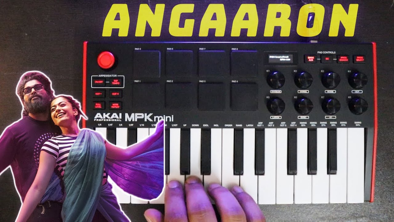 Angaron Remix on Akai Mini Keyboard | Instrumental Ringtone | Pushpa 2 Sami | AlluArjun | CoupleSong