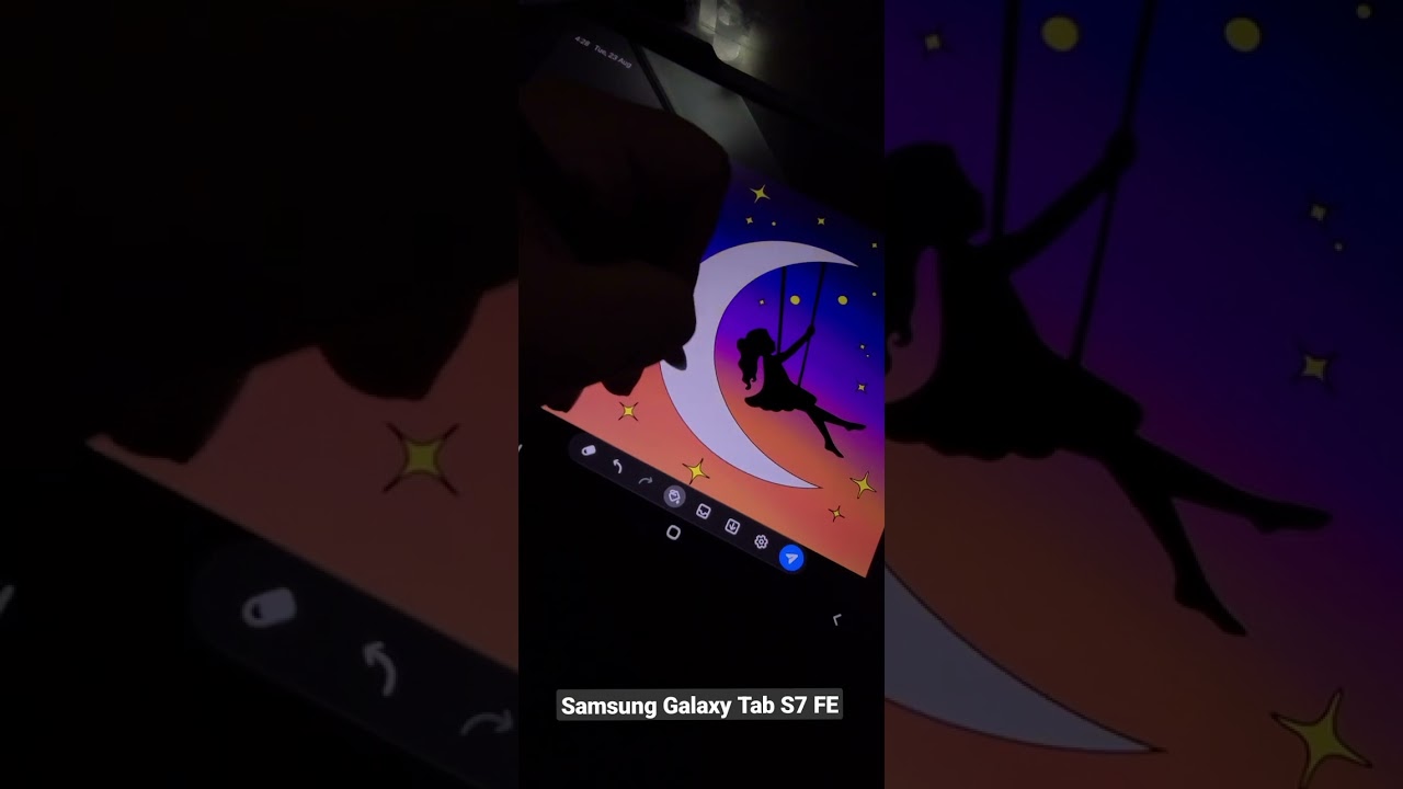 PenUp on Samsung Galaxy Tab S7 FE