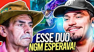 VÔ CORVO ME CARREGOU NO CHALLENGER DUO BOT