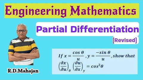 Engineering Mathematics 1I Unit 2:Partial DifferentiationITopic: Partial Differentiation