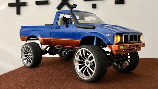 Revisiting Wpl C24 Stock Setup With Rtr Electronics, Little Bit Of Paintjob.