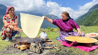 Oriental Tortillas and a Great Picnic! Family lunch in the Wild