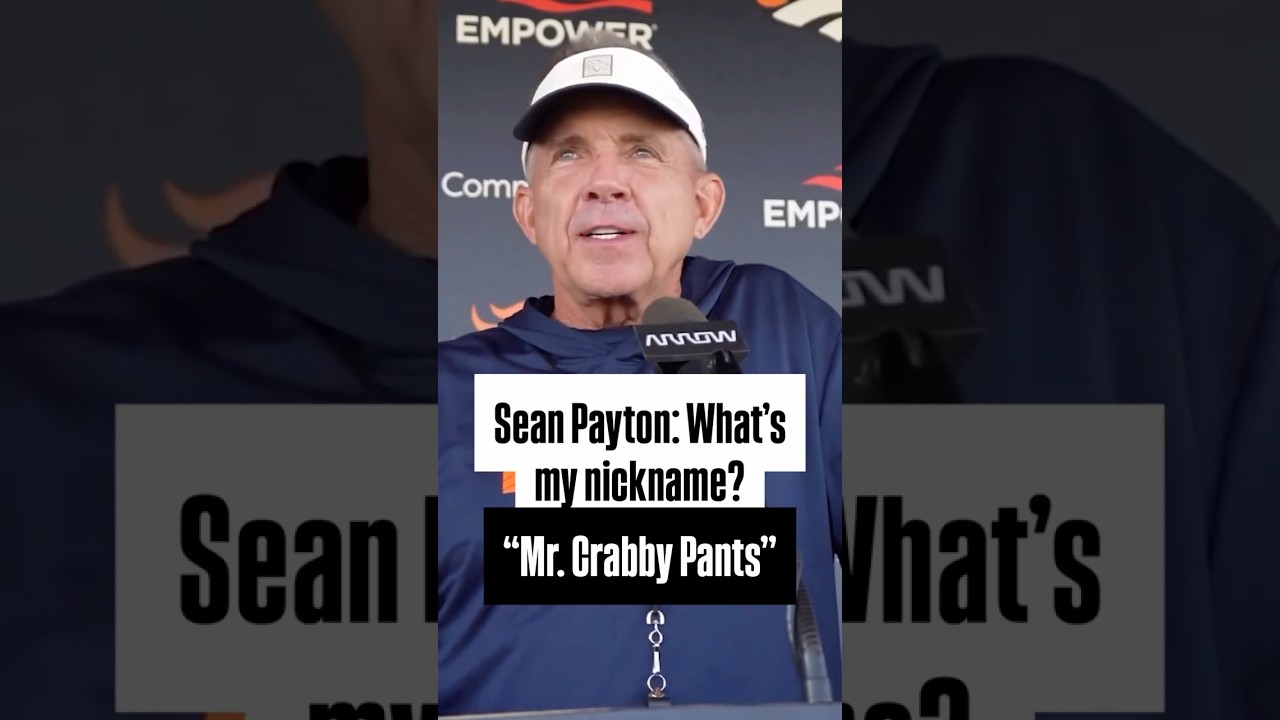 Sean Payton’s Nickname is “Mr. Crabby Pants” 😂
