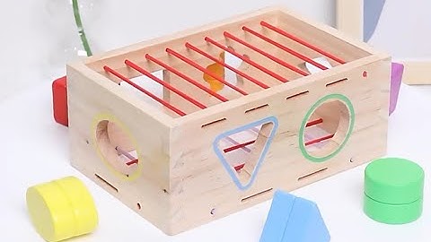 wooden shape sorter