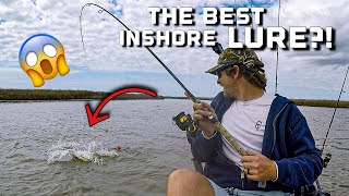 The BEST INSHORE LURE for FISHING MUDDY WATER | Dauphin Island Kayak Fishing