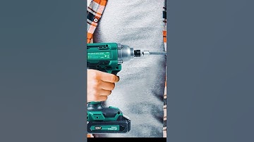 The compact and lightweight design of the cordless impact driver provide comfortable experience