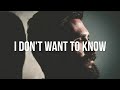 MATTi - I DON&#39;T WANT TO KNOW