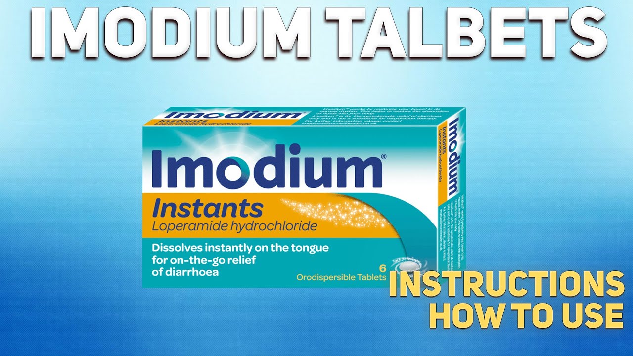 Imodium tablets how to use: How and when to take it, Who can't take Imodium. Diarrhea treatment