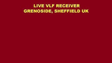 LIVE VLF RECEIVER - STRONG CME HIT, GRENOSIDE, SHEFFIELD UK 13/11/2025