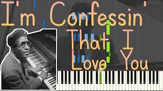 Thelonious Monk - I'm Confessin' That I Love You 1965 (Solo Jazz Piano Synthesia)