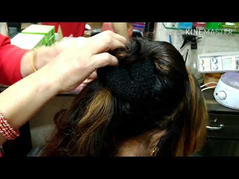 Easy Hair Style For Short And Thin Hair For Party Wear Look In Hindi