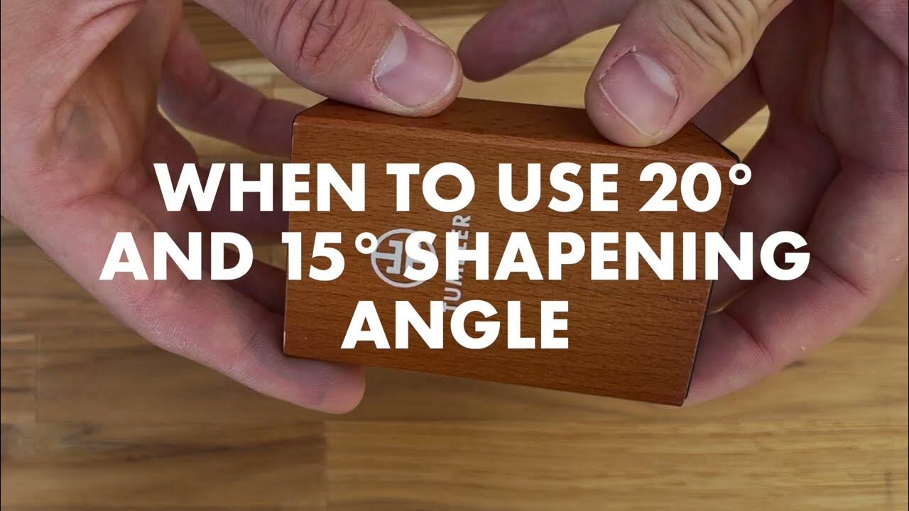 When to Use The 15° & 20° Sharpening Angle w/ Tumbler (How-To) 
